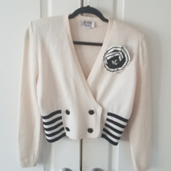 Vintage St.John Double Breasted Cropped Jacket - Picture 1 of 4